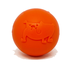 Smile Ball Rubber Dog Chew Toy for Heavy Chewers | Floating Fetch Toy | USA Made