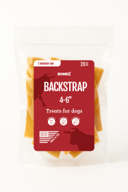 Bonez, Beef Backstrap, 20 Sticks, 6 or 10 Inch (size: 6 Inch)